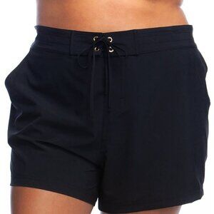La Blanca All Aboard boards short swim beach black women new 3X